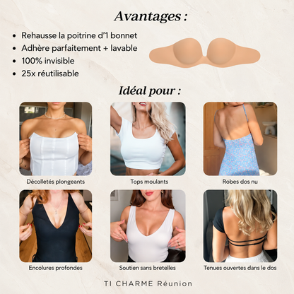 Soutien-gorge adhésif push-up sans bretelles™